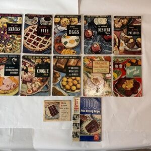 Vintage Recipe Booklets 12ct. 1950's & 1929